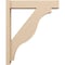 Ekena Millwork 6-in W x 28-in D x 34-in H Funston Block Rough Cedar Woodgrain TimberThane Outlooker, Primed Tan OUTUR060X28X34FST44RCPR - alternate 2
